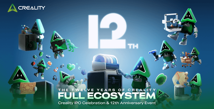 Creality 12th Anniversary 3D Printer Giveaway