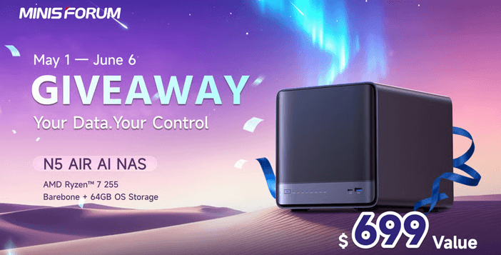 MINISFORUM N5 Air Giveaway