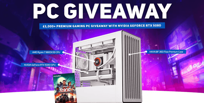 Premium £3,000 Gaming PC Giveaway
