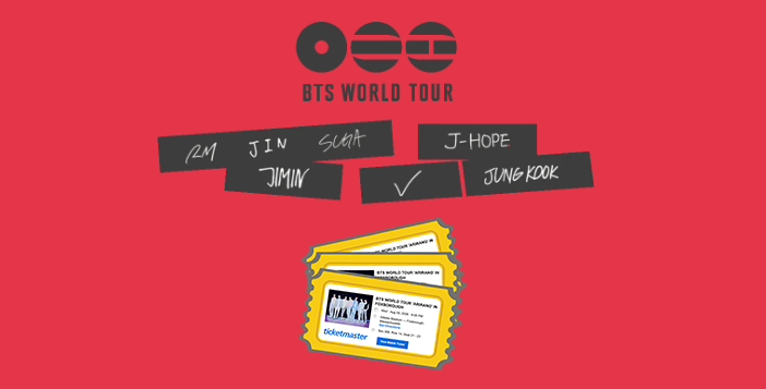 3 BTS Concert Tickets in Gillette Stadium Giveaway