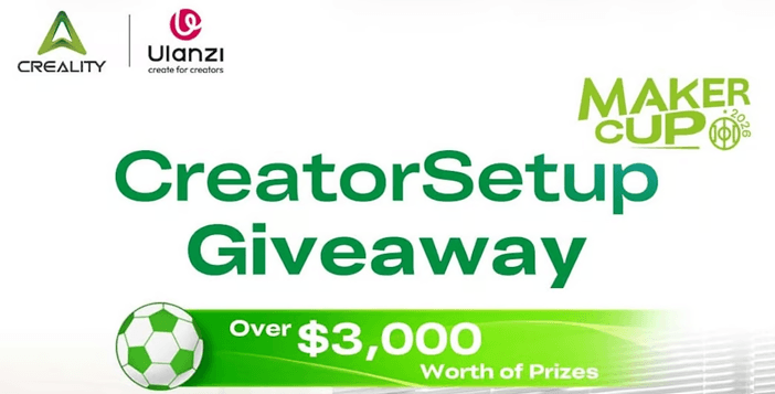 $3000 Creality X Ulanzi Creator Setup Giveaway