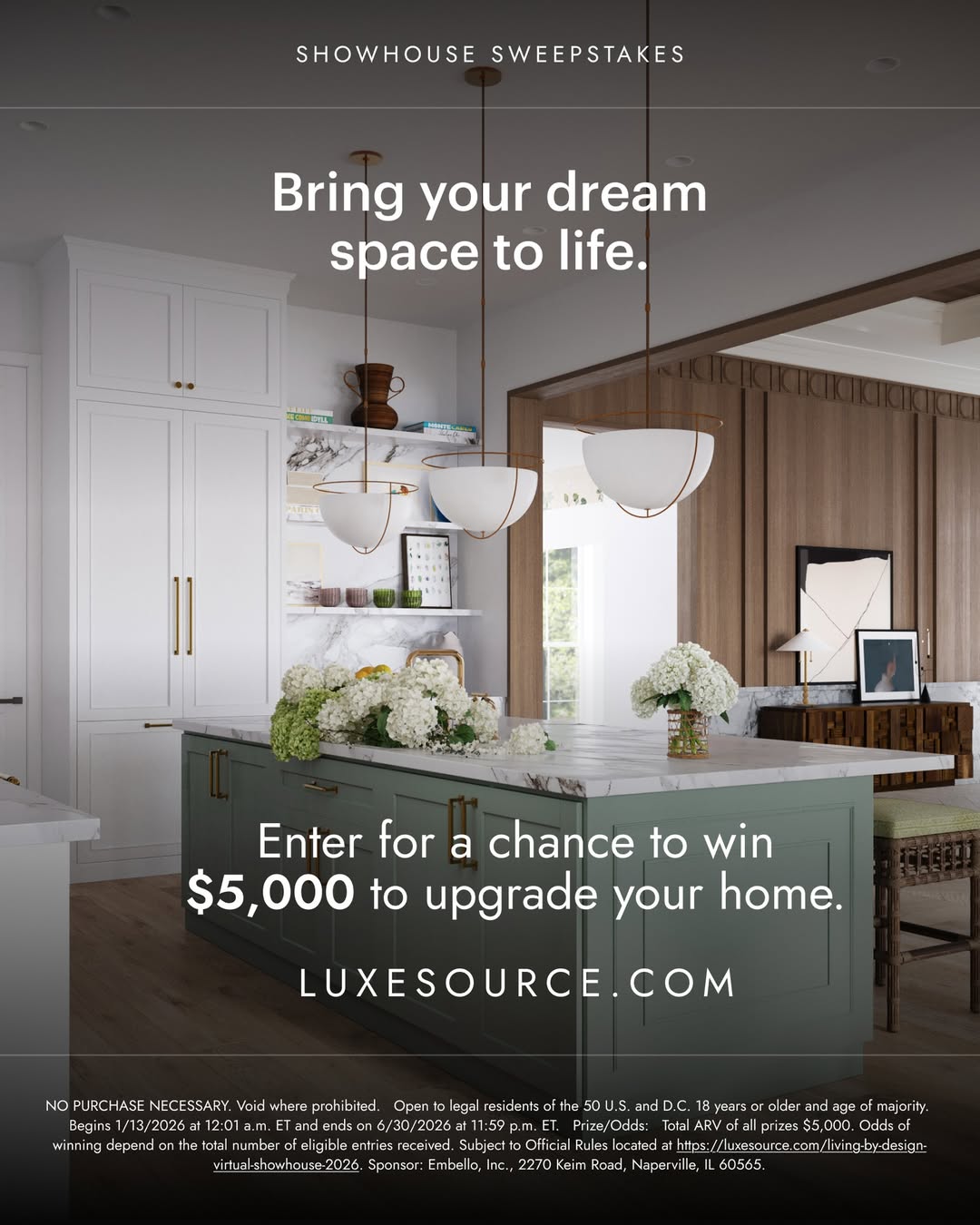 $5000 to Upgrade Your Home Giveaway