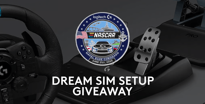 Logitech G NASCAR San Diego Dream Sim Setup Giveaway