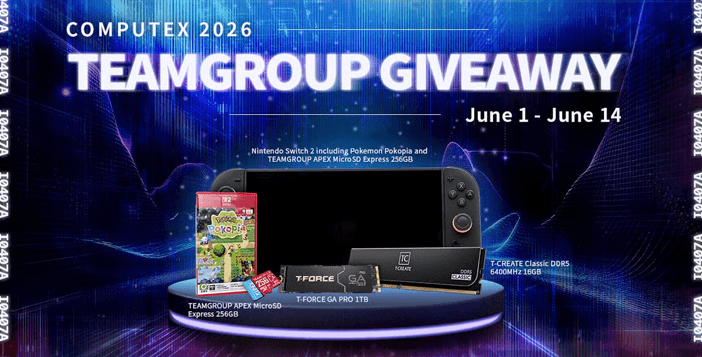 TEAMGROUP Computex 2026 Giveaway