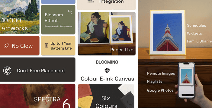 BLOOMIN8 – Win Your Colour E-Ink Canvas Giveaway