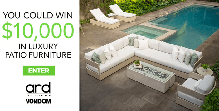 $10000 Luxury Patio Furniture Giveaway