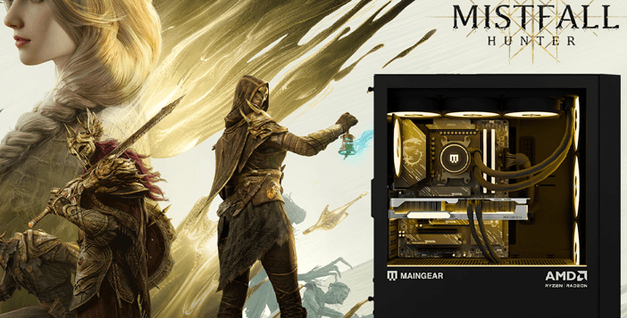 Custom Skinned Mistfall Hunter Maingear MG-1 Gaming PC Giveaway