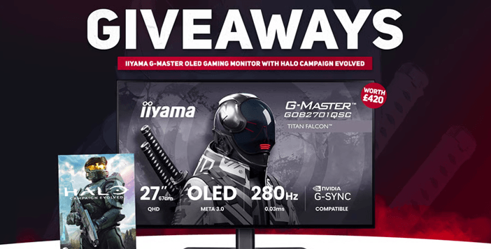 Iiyama OLED Gaming Monitor and Halo Campaign Evolved Giveaway