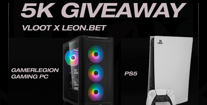 PlayStation 5 GamerLegion x LeonBet $5000 Giveaway