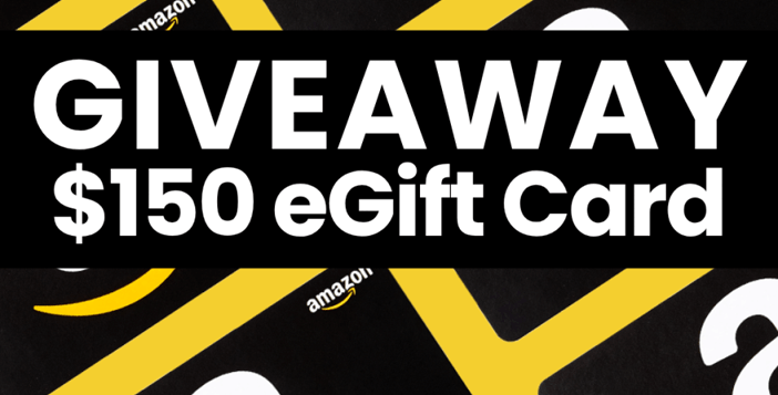$150 Amazon Gift Card Giveaway