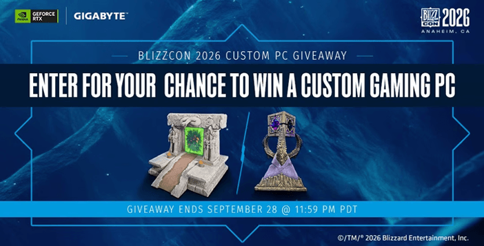 BlizzCon 2026 Custom PC Giveaway