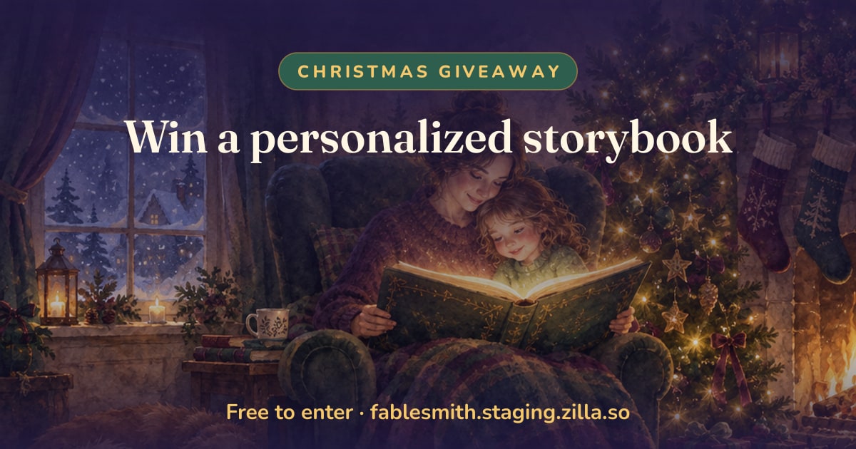 Personalized Children’s Storybook (Christmas) Giveaway