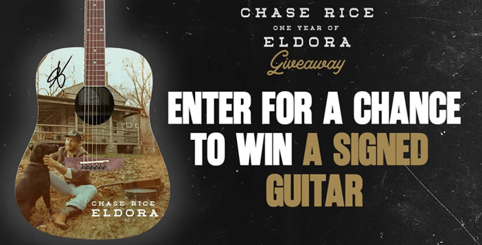 Signed ‘ELDORA’ Guitar Giveaway