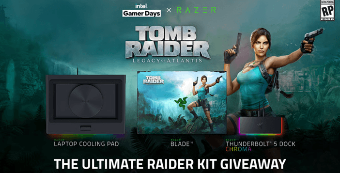 Tomb Raider Razer Blade 16 Gaming Laptop Giveaway