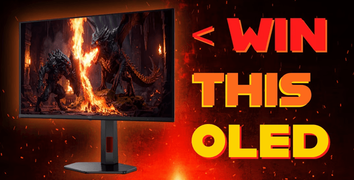 27in AOC Gaming 240Hz QD-OLED Monitor Giveaway
