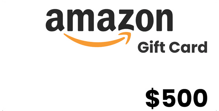 $500 Amazon Gift Card Giveaway