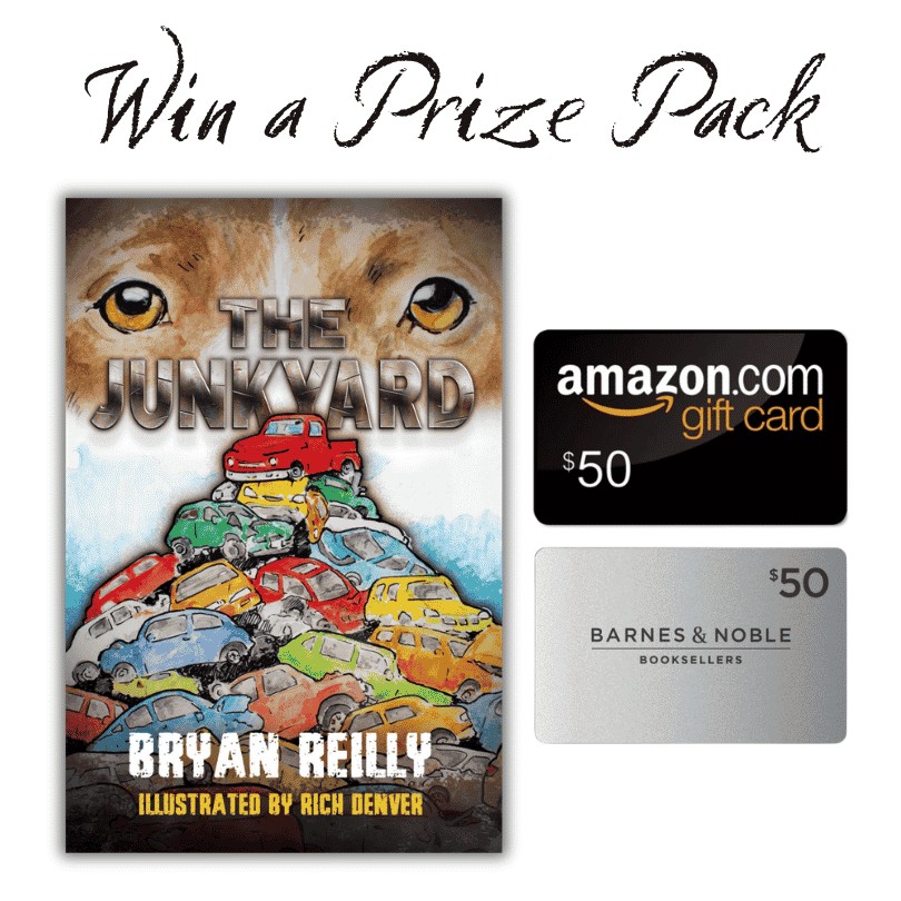 $50 Amazon Gift Card + $50 Barnes & Noble Gift Card + The Junkyard Book Giveaway