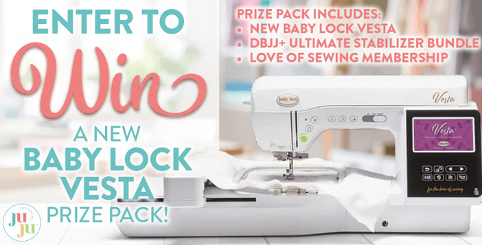 Embroidery Machine from Designs by JuJu Giveaway