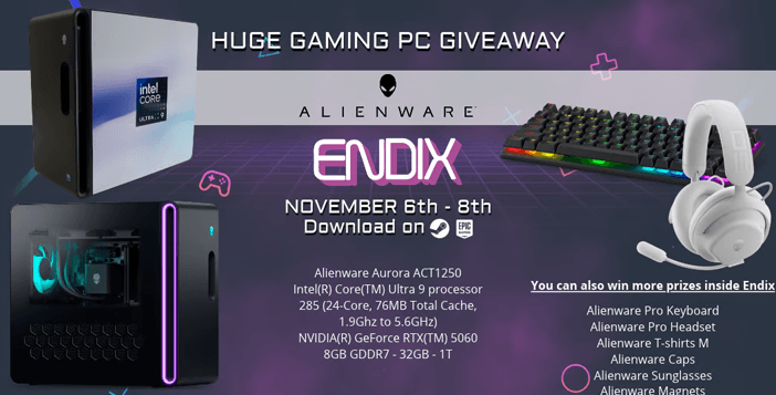 Endix Alienware Gaming PC Giveaway