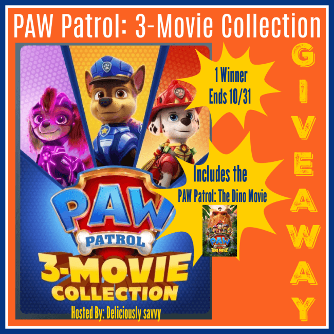 PAW Patrol: 3-Movie Collection Giveaway