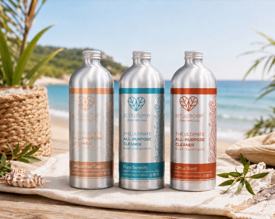 Year of Ecolosophy Cleaning Supplies: Super Concentrate Kit + Refills Giveaway