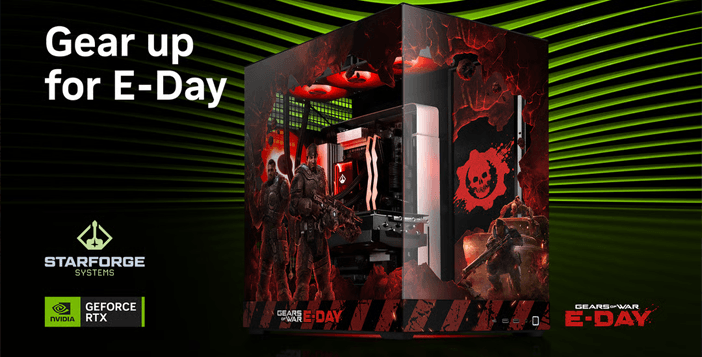 Starforge Systems x NVIDIA Gears of War: E-Day PC Giveaway